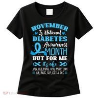 November Is National Diabetes Awareness Month  Women's T-Shirt thumb 0