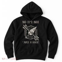 No ItS Not Just A Rock Arrowhead Hunting Hoodie thumb 0