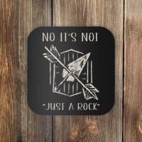 No ItS Not Just A Rock Arrowhead Hunting Coaster thumb 0
