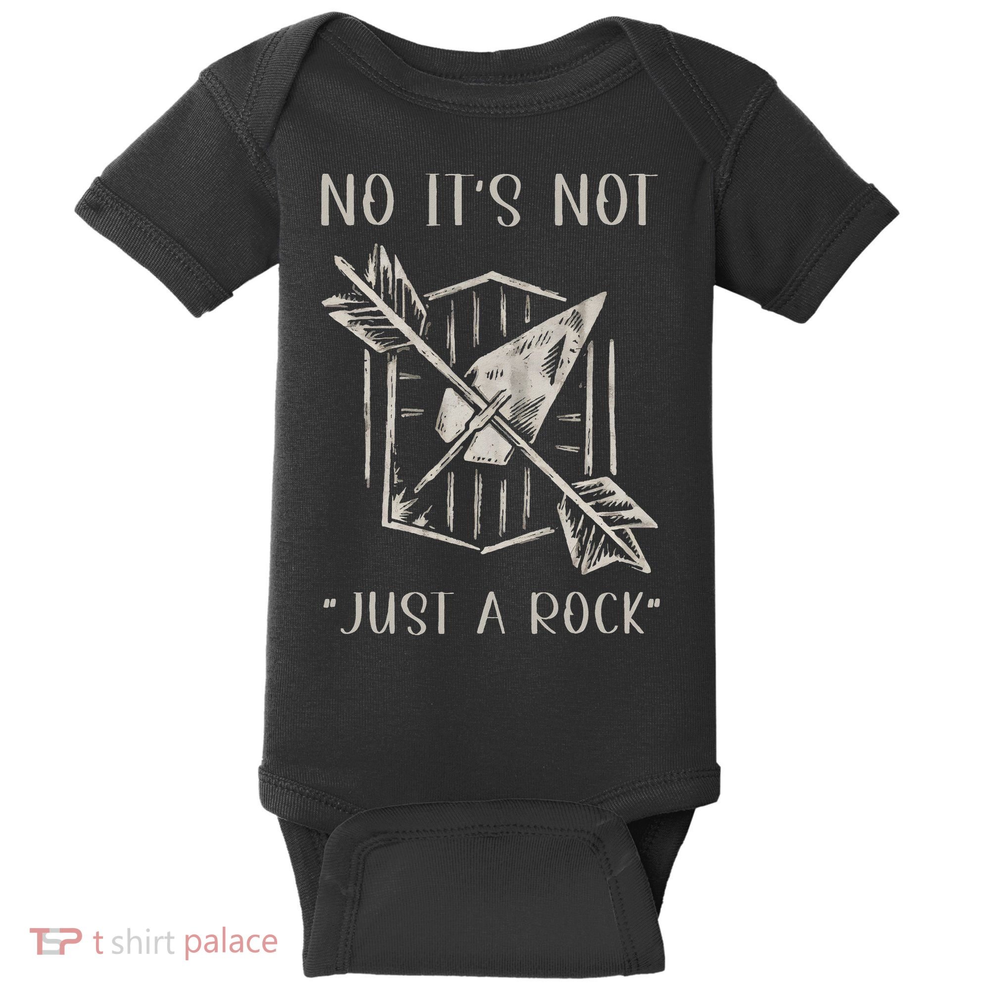No ItS Not Just A Rock Arrowhead Hunting Baby Bodysuit