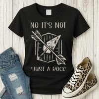 No ItS Not Just A Rock Arrowhead Hunting Women's T-Shirt thumb 3