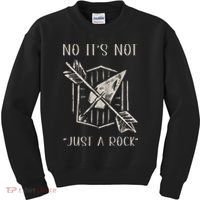 No ItS Not Just A Rock Arrowhead Hunting Kids Sweatshirt thumb 0