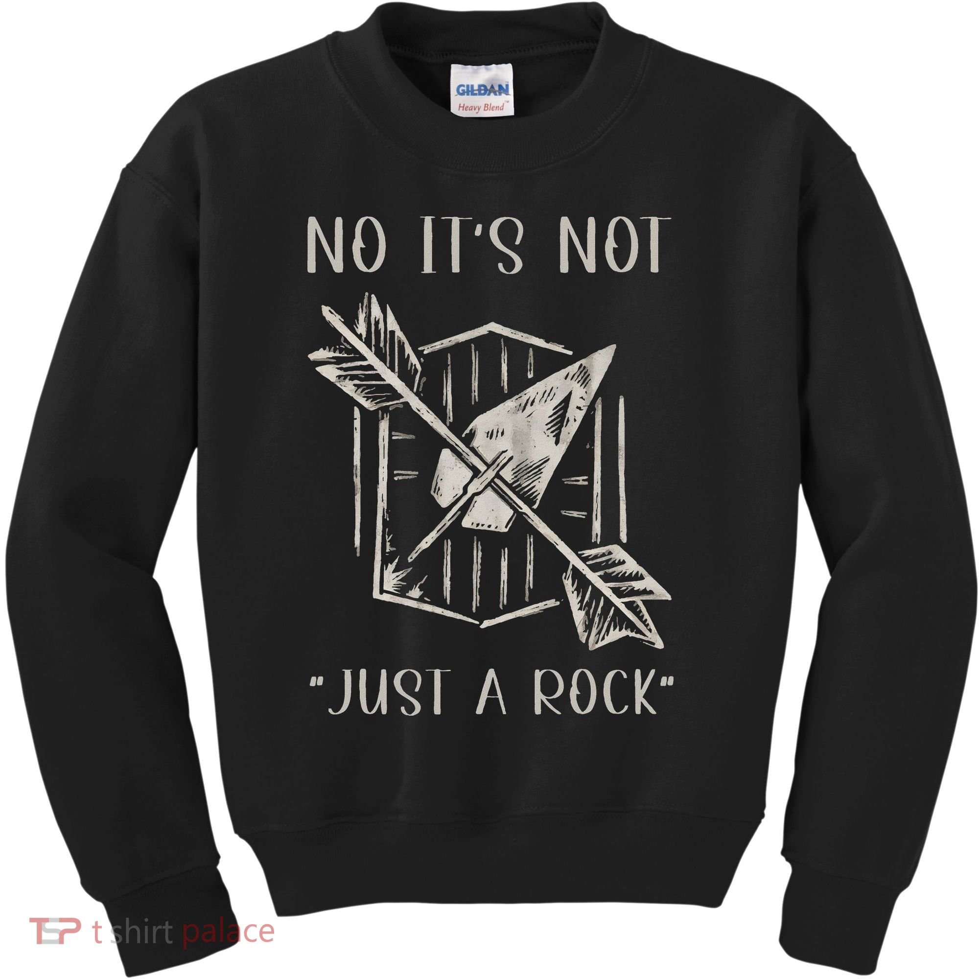 No ItS Not Just A Rock Arrowhead Hunting Kids Sweatshirt