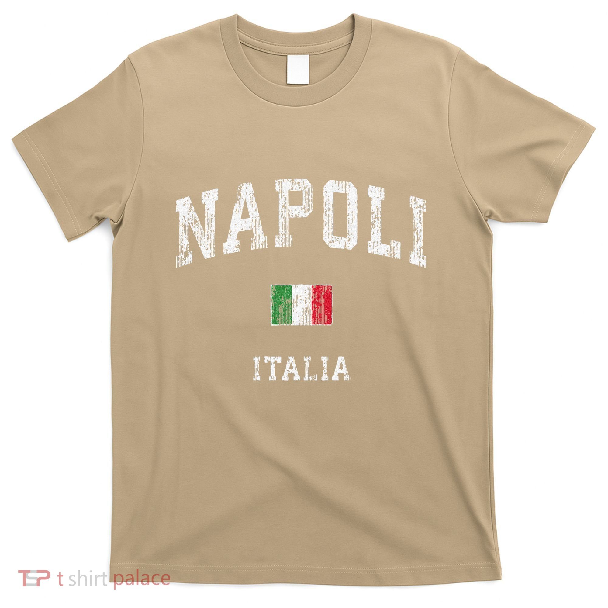 Naples Italy Napoli Italia Vintage Athletic Sports T-Shirt