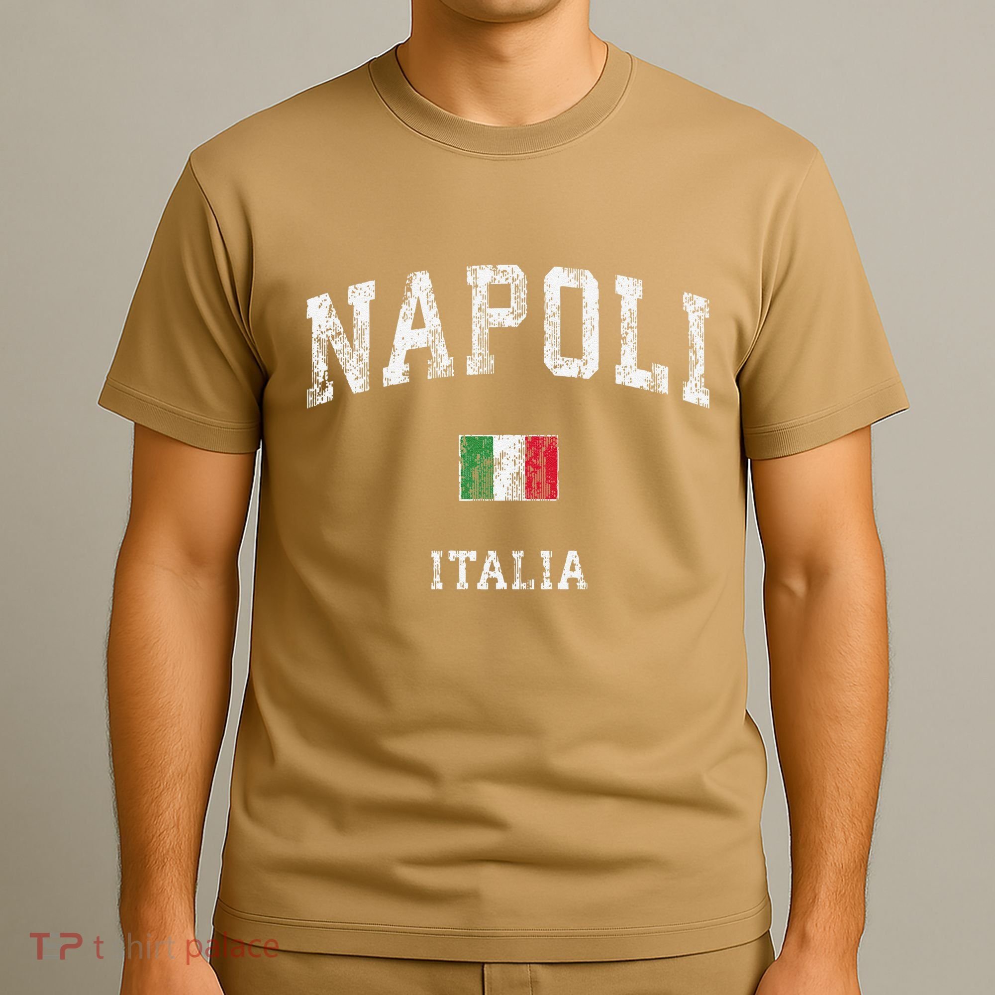 Naples Italy Napoli Italia Vintage Athletic Sports T-Shirt