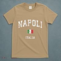 Naples Italy Napoli Italia Vintage Athletic Sports T-Shirt thumb 5