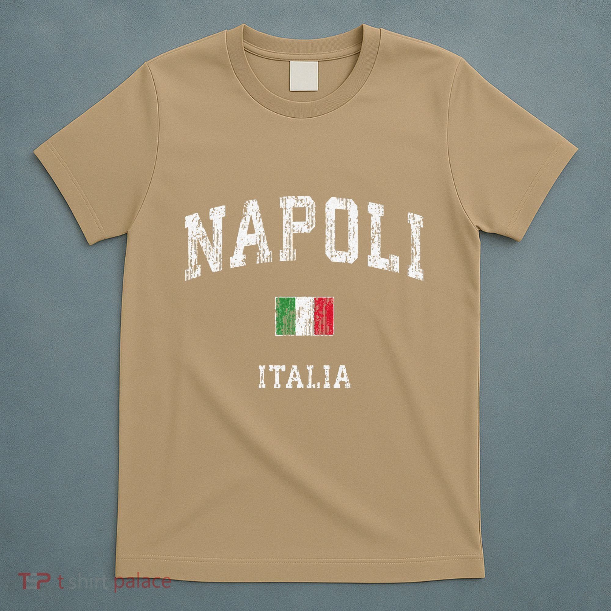Naples Italy Napoli Italia Vintage Athletic Sports T-Shirt