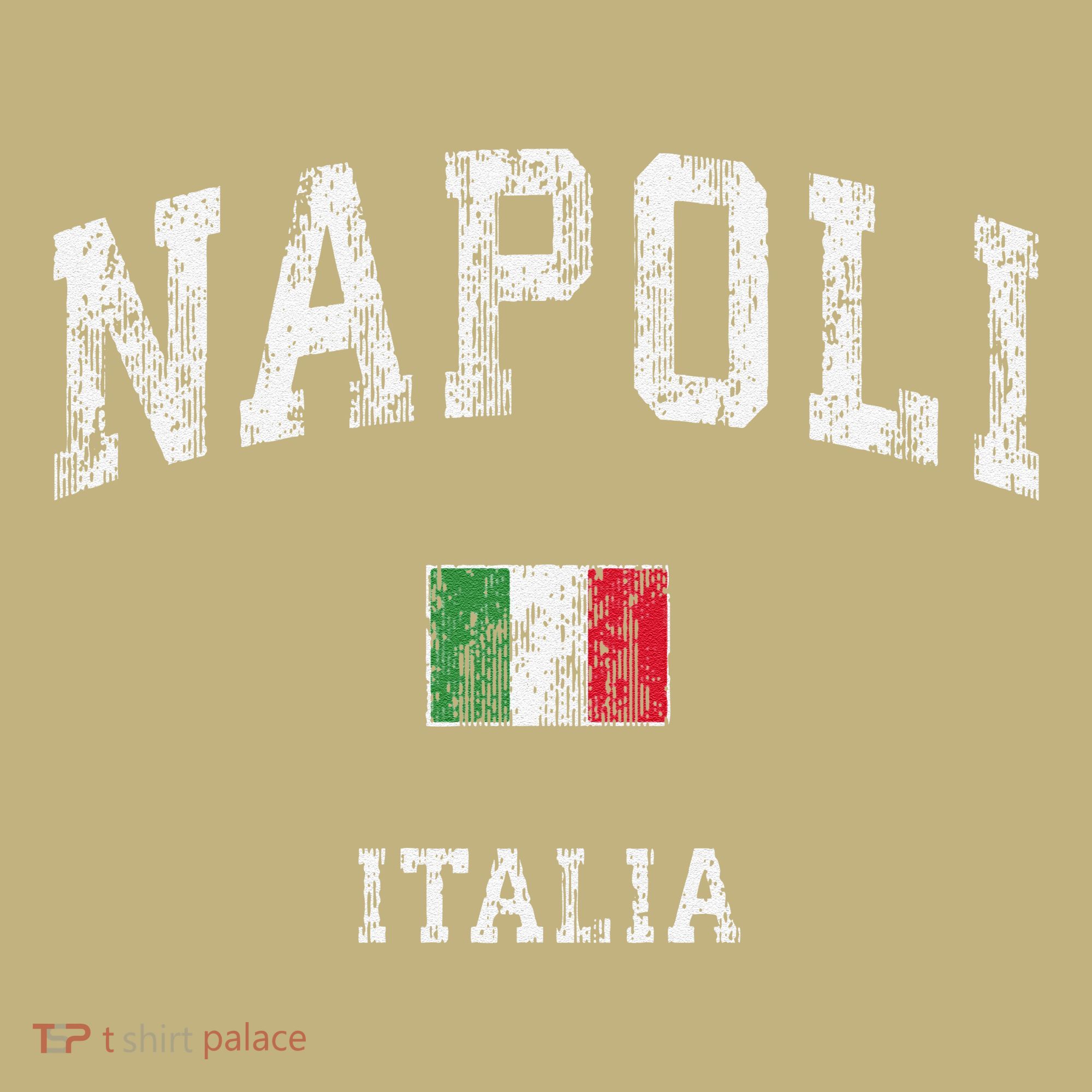 Naples Italy Napoli Italia Vintage Athletic Sports T-Shirt
