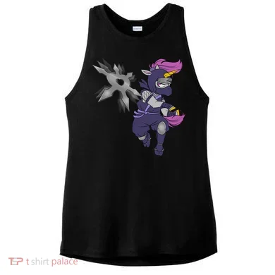 Ninja-corn Ladies PosiCharge Tri-Blend Wicking Tank