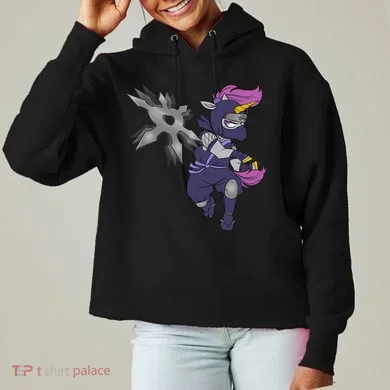 Ninja-corn Ladies Heavyweight Boxy Pullover Hoodie