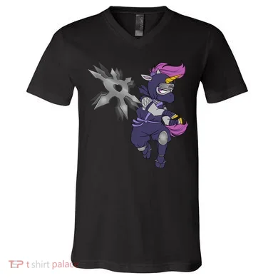 Ninja-corn V-Neck T-Shirt