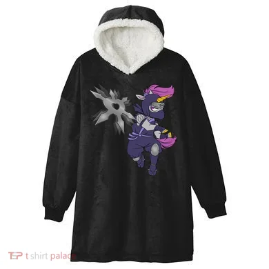 Ninja-corn Hooded Wearable Blanket