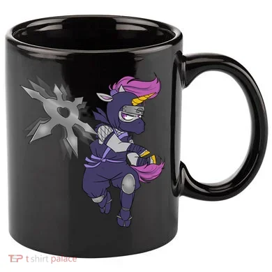 Ninja-corn 11oz C Handle Ceramic Mug