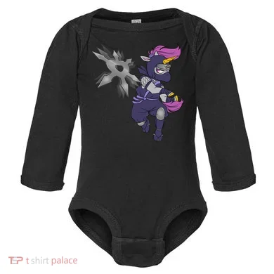 Ninja-corn Baby Long Sleeve Bodysuit
