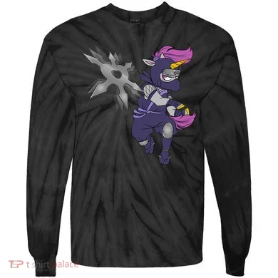 Ninja-corn Tie-Dye Long Sleeve Shirt