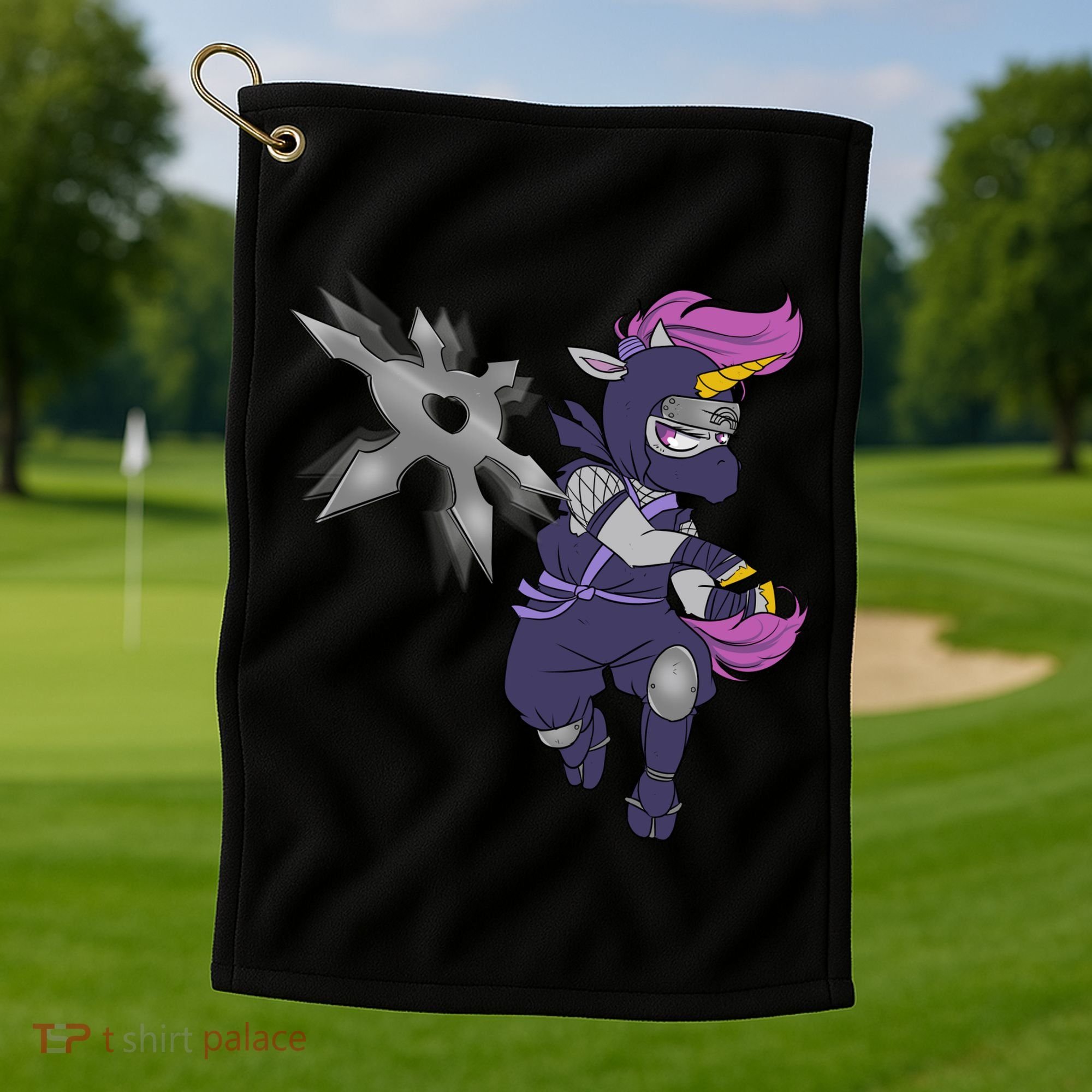 Ninja-corn Golf Towel