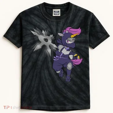 Ninja-corn Kids Tie-Dye T-Shirt