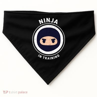 Ninja In Training  USA-Made Doggie Bandana