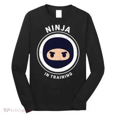 Ninja In Training Long Sleeve Shirt