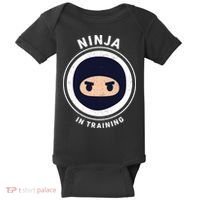 Ninja In Training  Baby Bodysuit thumb 0