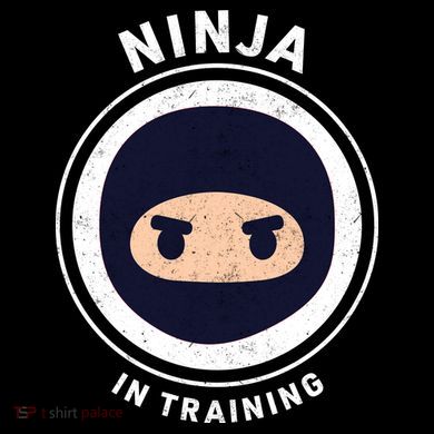 Ninja In Training  Women's V-Neck T-Shirt