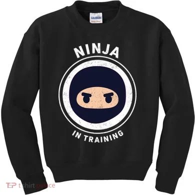 Ninja In Training  Kids Sweatshirt