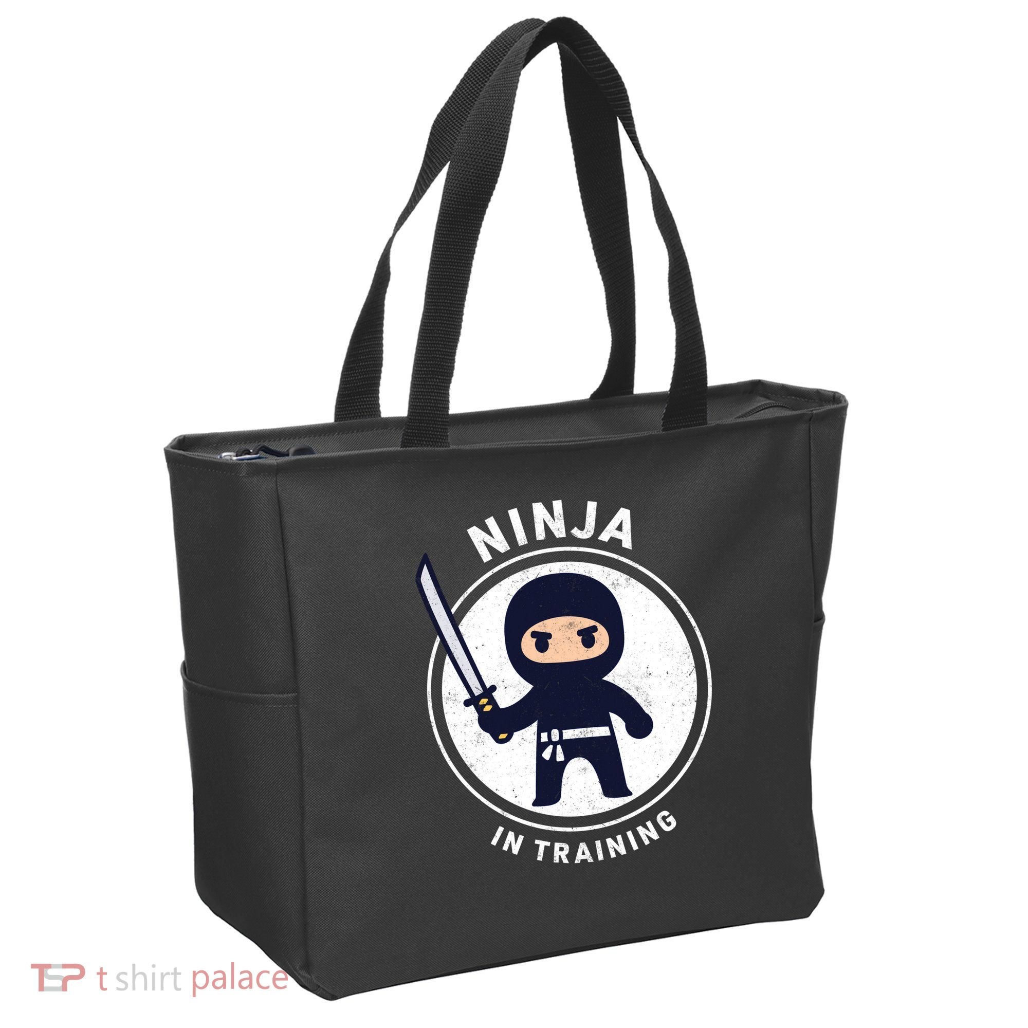 Ninja In Training Sword Tote Bag