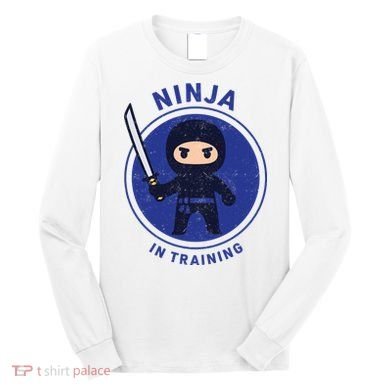 Ninja In Training Sword Long Sleeve Shirt