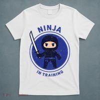 Ninja In Training Sword T-Shirt thumb 5