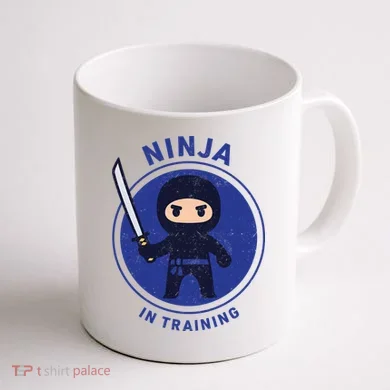 Ninja In Training Sword Coffee Mug back