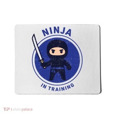 Ninja In Training Sword Mousepad