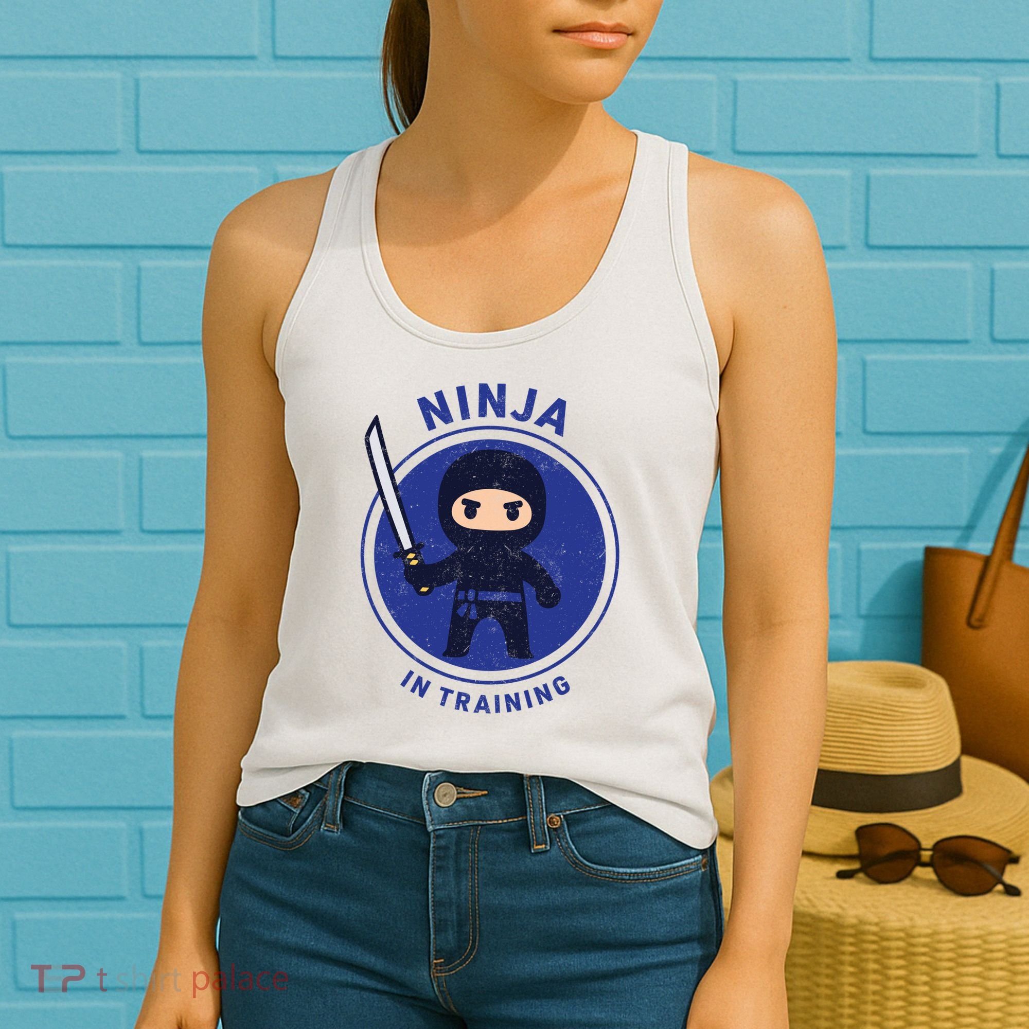 Ninja In Training Sword Women's Tank Top