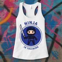 Ninja In Training Sword Women's Tank Top thumb 3