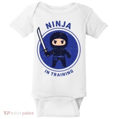 Ninja In Training Sword Baby Bodysuit