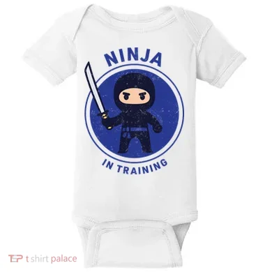 Ninja In Training Sword Baby Bodysuit