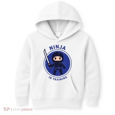 Ninja In Training Sword Kids Hoodie