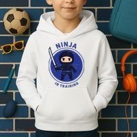 Ninja In Training Sword Kids Hoodie thumb 2