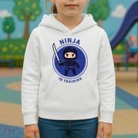 Ninja In Training Sword Kids Hoodie thumb 3