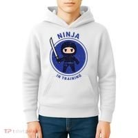 Ninja In Training Sword Kids Hoodie thumb 4