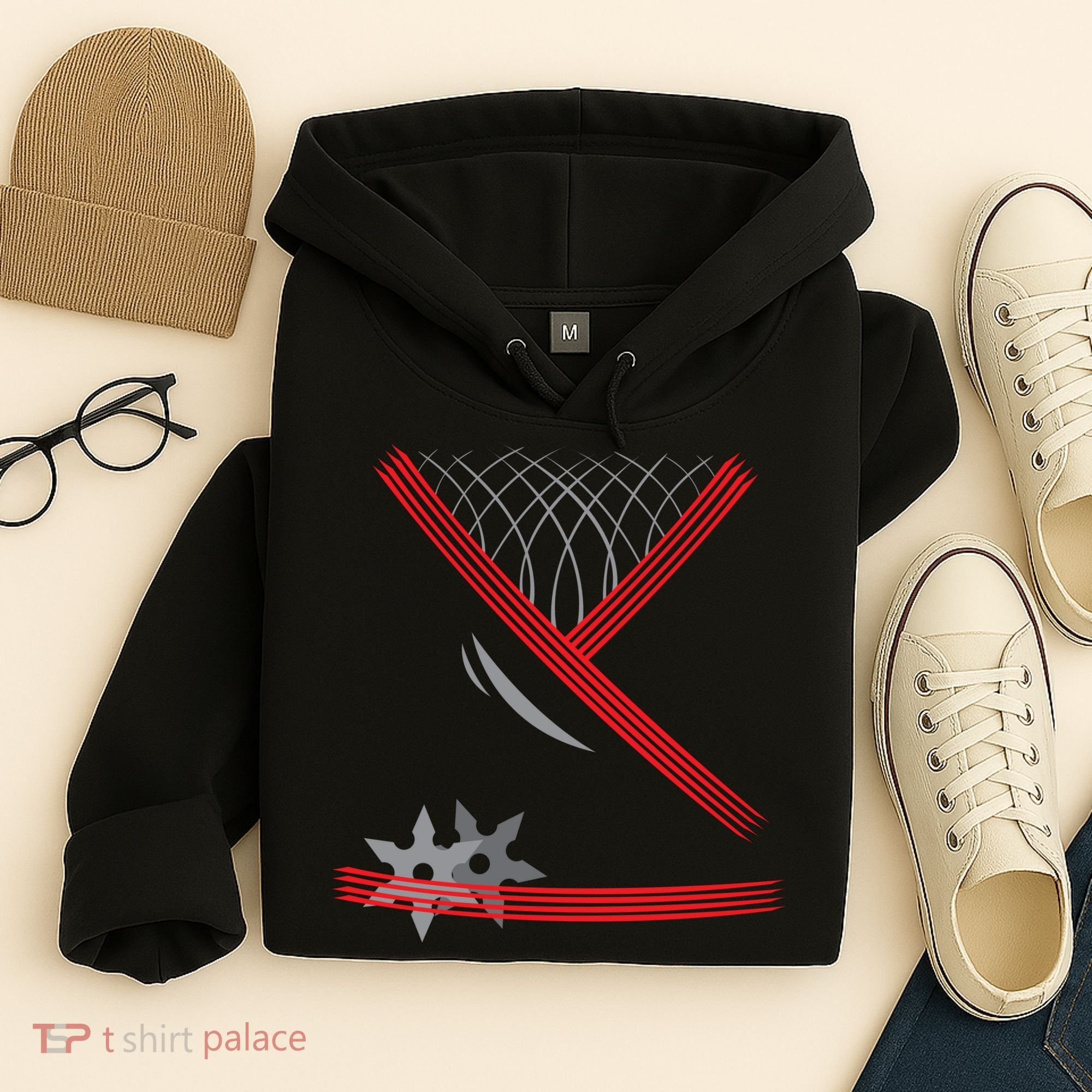 Ninja Outfit Halloween Costume Hoodie