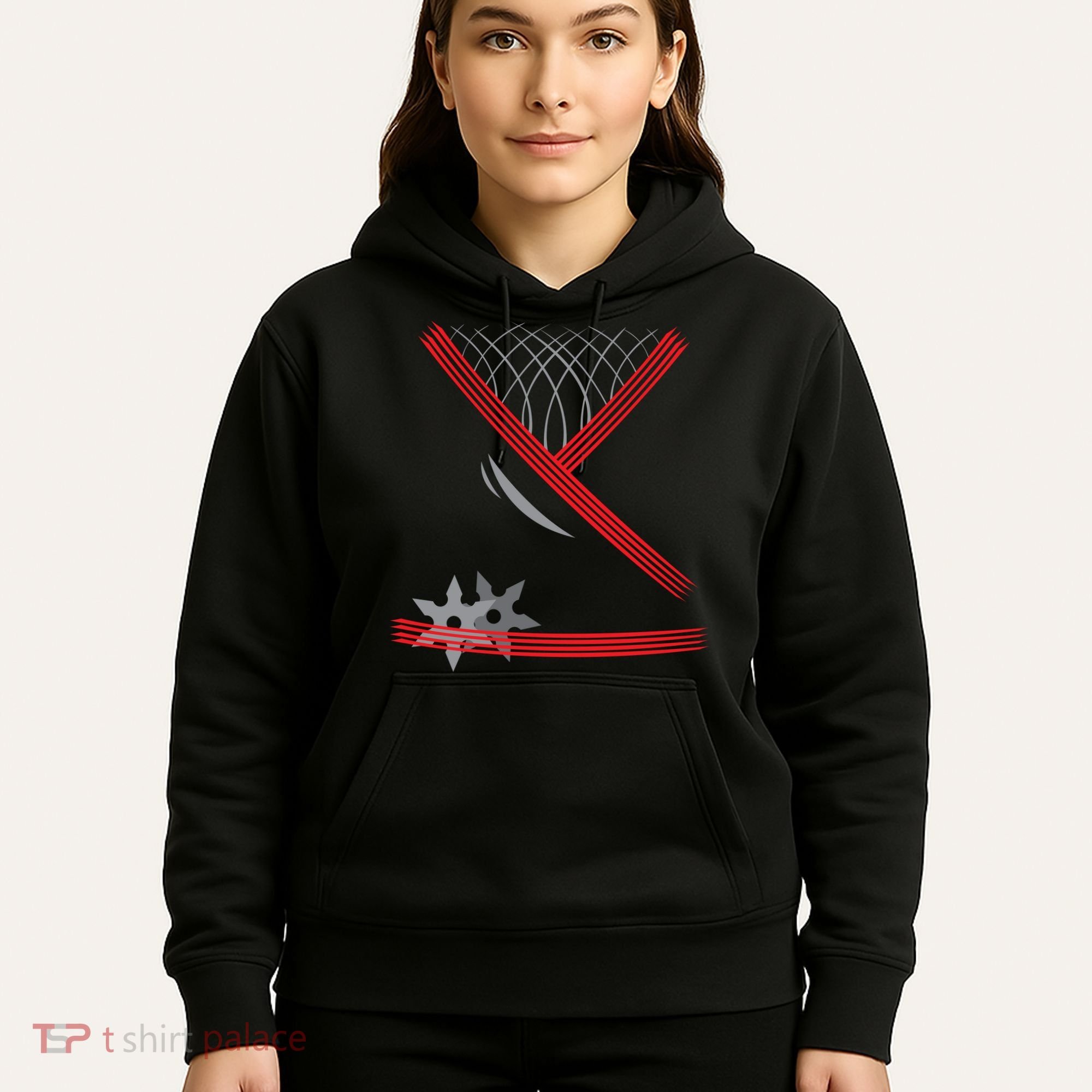 Ninja Outfit Halloween Costume Hoodie