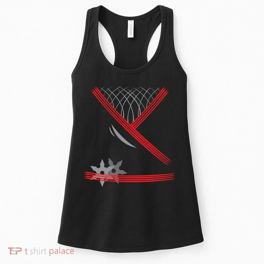 Ninja Outfit Halloween Costume Women's Tank Top