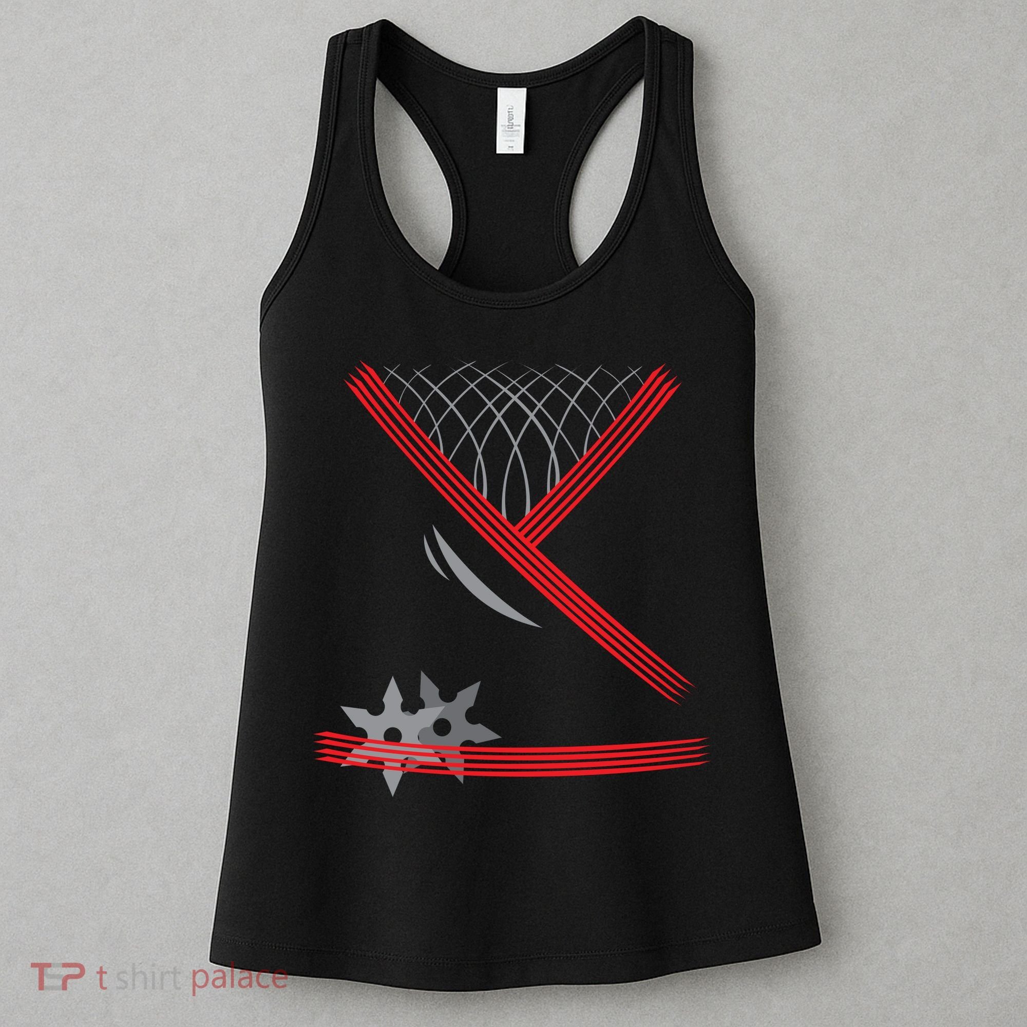 Ninja Outfit Halloween Costume Women's Tank Top