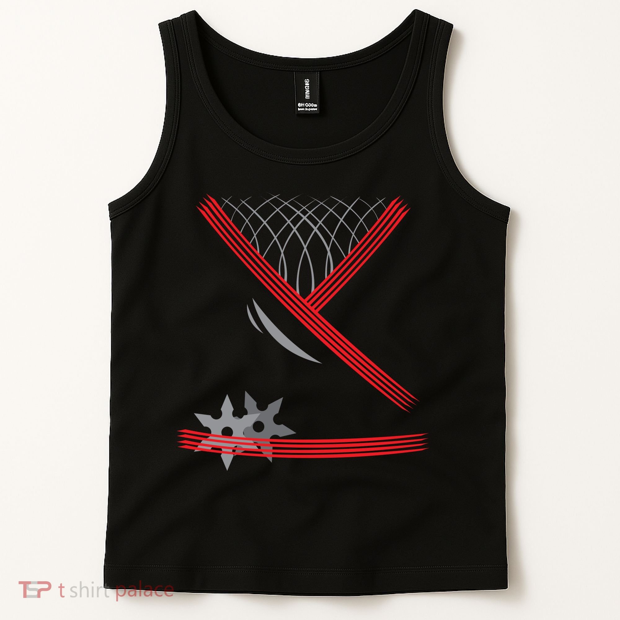 Ninja Outfit Halloween Costume Tank Top