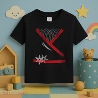 Ninja Outfit Halloween Costume Toddler T-Shirt thumb 3