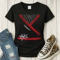 Ninja Outfit Halloween Costume Women's T-Shirt thumb 3