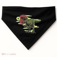 Ninja T-Rex USA-Made Doggie Bandana thumb 0