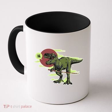 Ninja T-Rex Coffee Mug