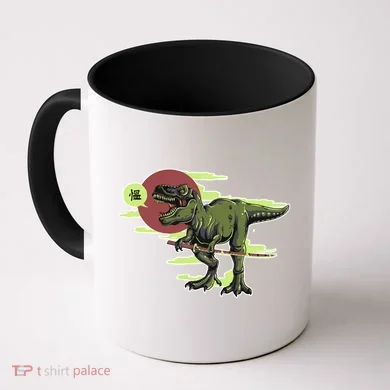 Ninja T-Rex Coffee Mug