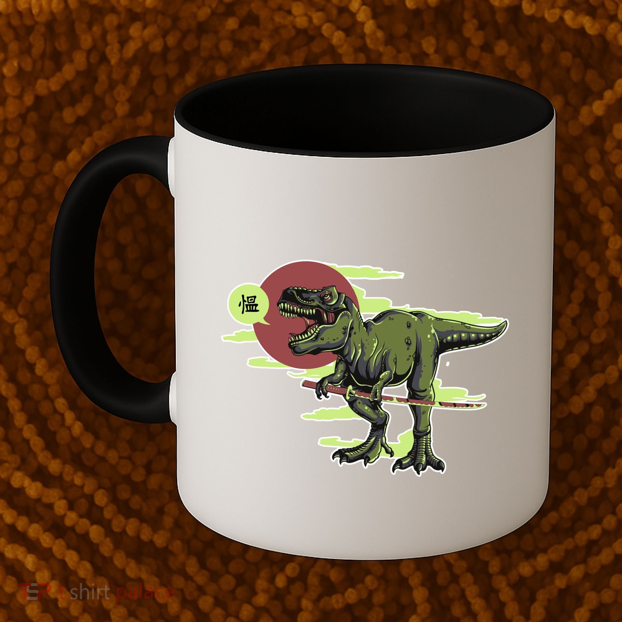 Ninja T-Rex Coffee Mug